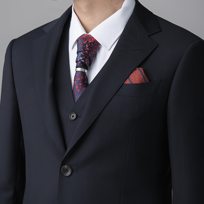 Custom Wool Wedding Suit For Men Tailor Made High End Craftsmanship