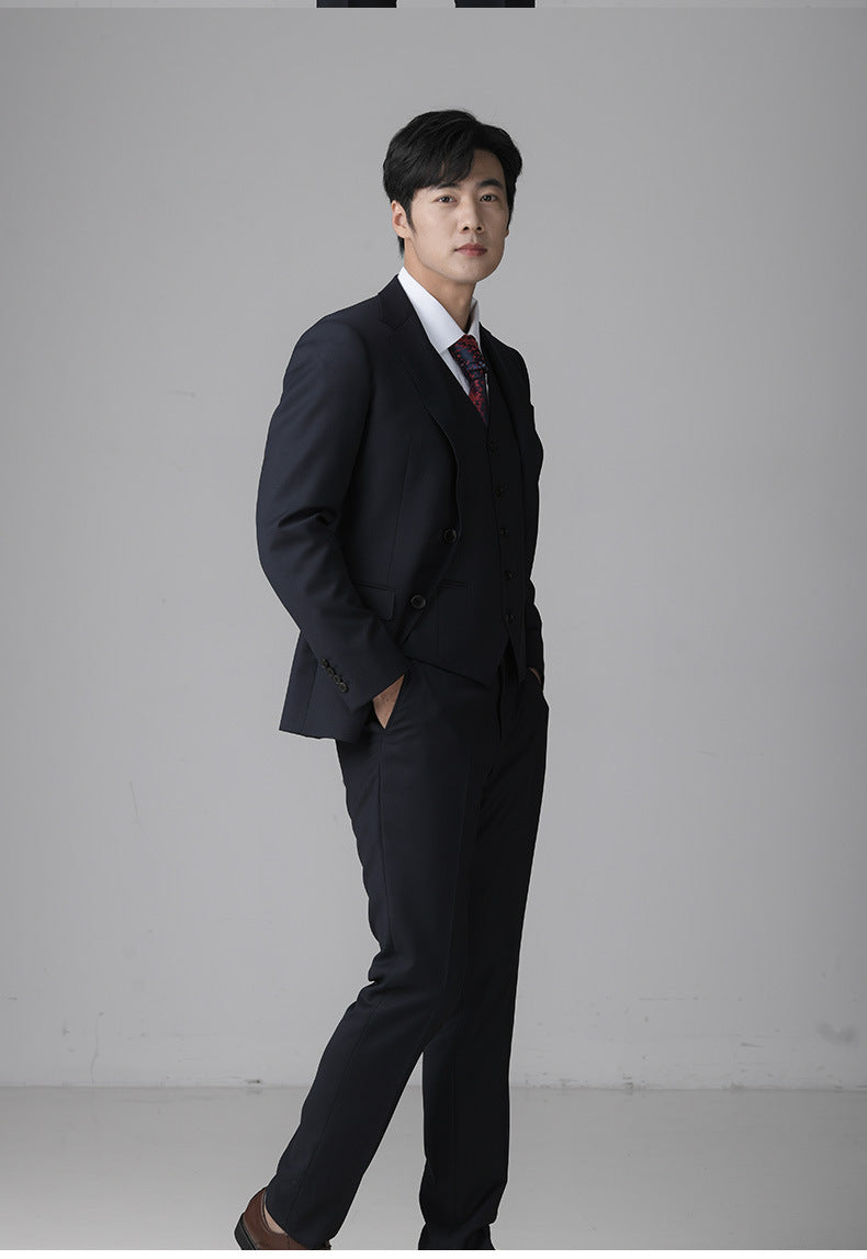 Custom Wool Wedding Suit For Men Tailor Made High End Craftsmanship