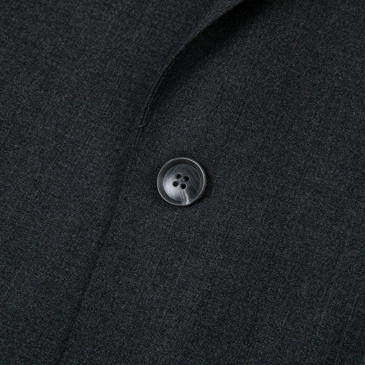 Men Black Flat Collar Suit Jacket For Wedding Groom Groomsmen Formalwear