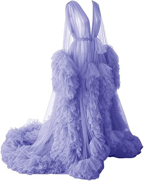 Vêtement de maternité en maille fine jupe longue tenue de studio photo, robe de matinée séduisante
