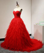 Herzförmige Schnürballkleider, Funkelnde Bescheidene Ballkleider, Quinceañera-Kleider, Ballkleider mit Schleppe, Abendkleider Y1559