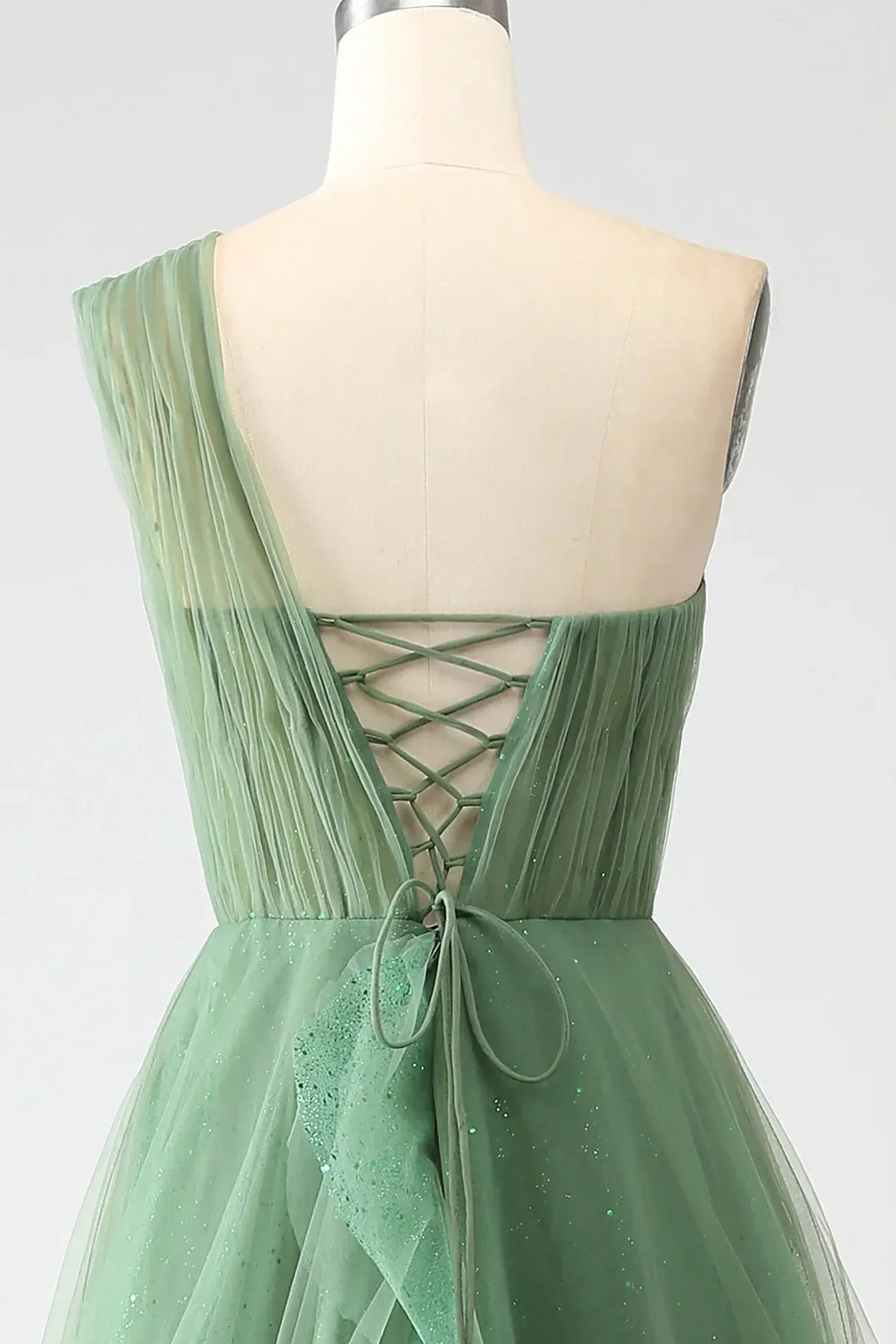 Vestido de Noite de Uma Alça Linha A SYP183