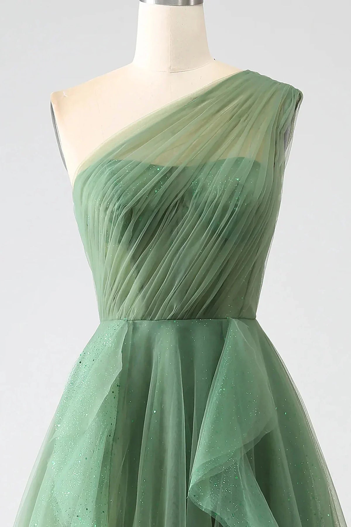 Vestido de Noite de Uma Alça Linha A SYP183