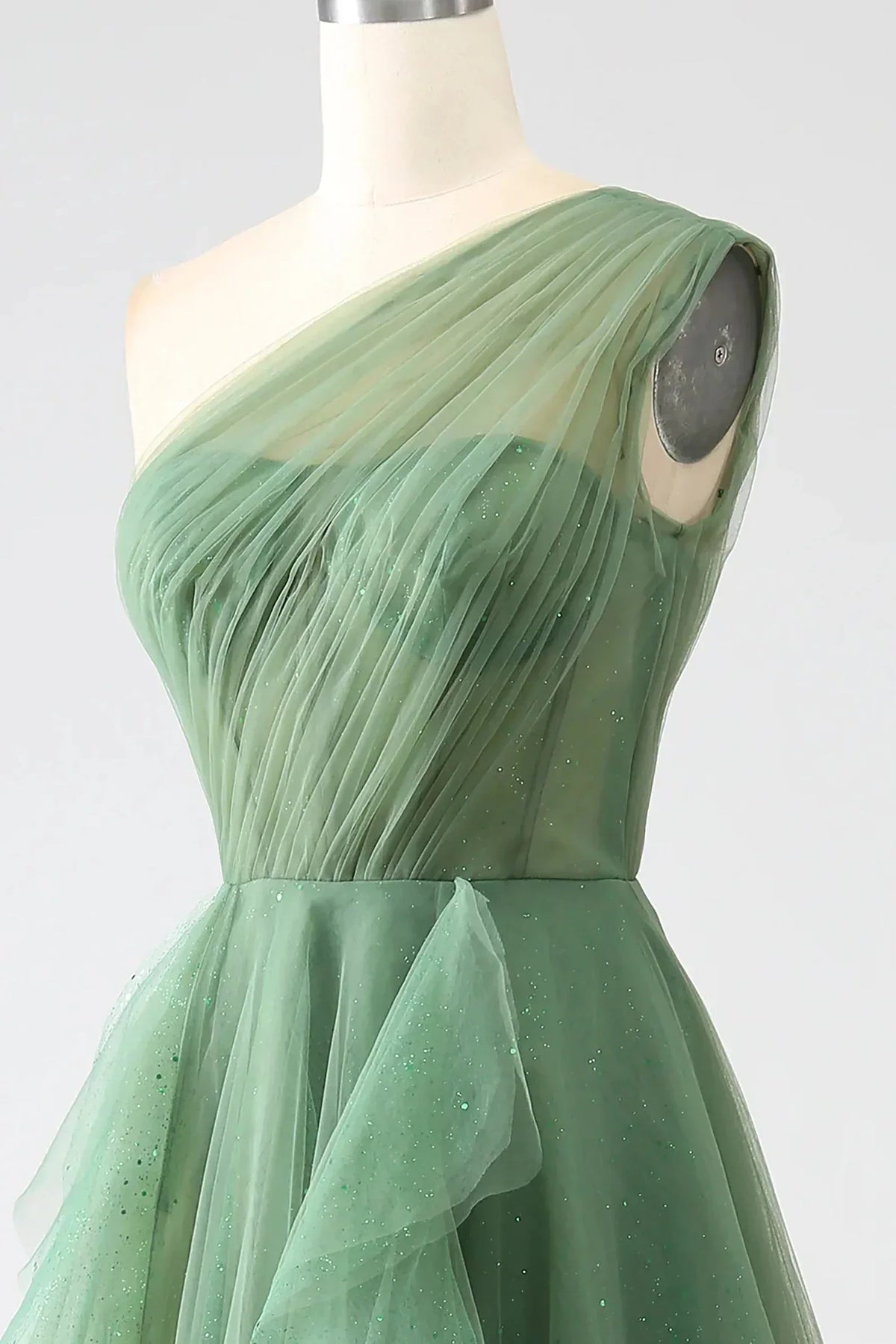 Vestido de Noite de Uma Alça Linha A SYP183