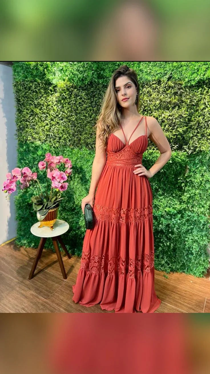 Vestido de fiesta sin mangas de línea A, nuevo estilo de vestido de noche Y5528