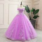 Vestido Roxo para Quinceanera Clássico Princesa Vestido de Baile Y299