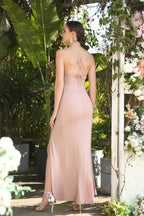 Robes de bal sirène en satin sans manches à fines bretelles roses
