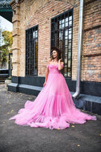 Pink tulle dress & Pink birthday dress 2025 SY035