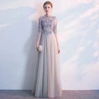 Vestidos de Baile para Mulheres Festa Casamento Noite Simples e Elegante Vestido Formal Robe Longo Luxuoso Adequado para Ocasião Pedido 2025 Novo