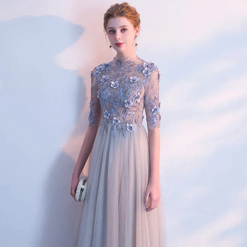 Vestidos de Baile para Mulheres Festa Casamento Noite Simples e Elegante Vestido Formal Robe Longo Luxuoso Adequado para Ocasião Pedido 2025 Novo