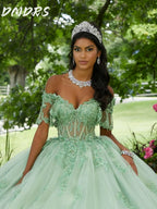 Classic Sweetheart Neck Quinceanera Dress 2025 Elegant Party Dress Sparkling Applique Sweetheart Ball Gown Sweet 16 Part