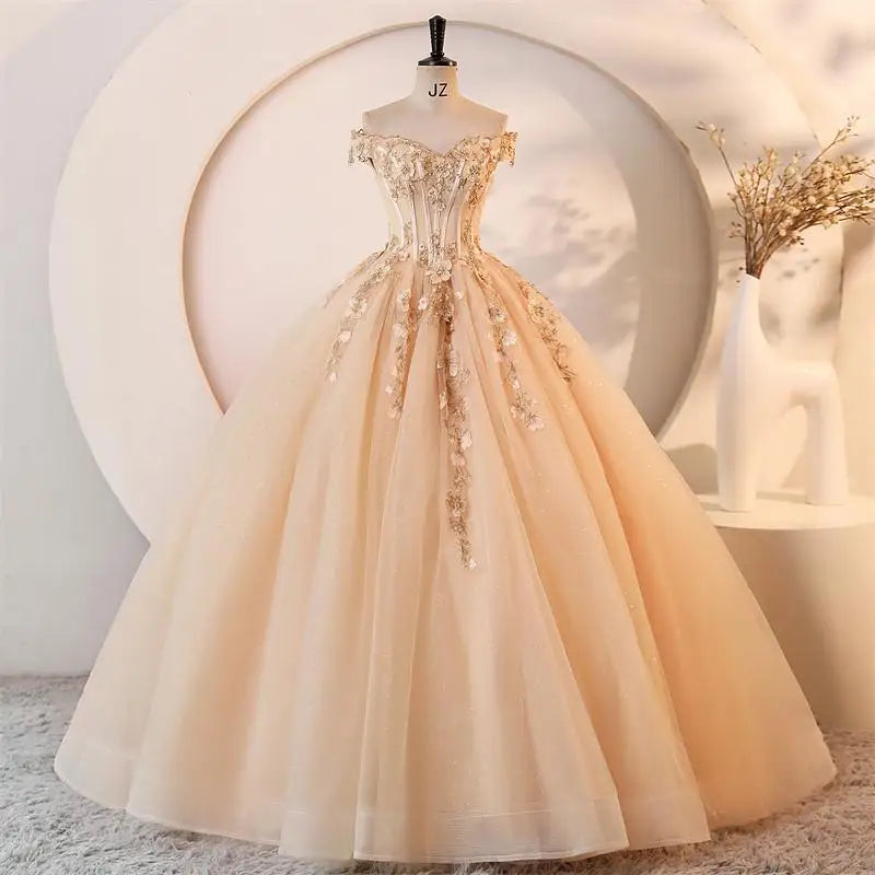 Cheap 15 Quinceanera Dresses Ball Gown Classic Lace Party Dress Prom Gown 15 Year Old Dresses For Quinceanera Customized