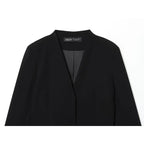 2025 New Women Fashion Dress Splicing Blazer Long Dresses Long Sleeve Office Chic Dresses For Women Spring Autumn Dress