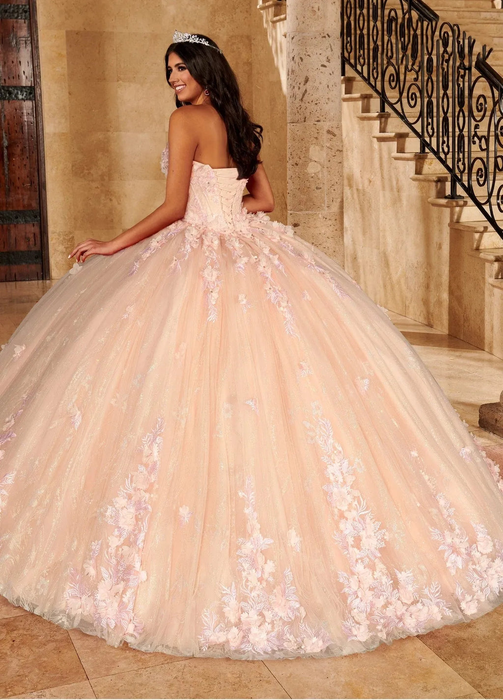 Azul real charro quinceanera vestidos de baile fora do ombro tule flores inchado mexicano doce 16 vestidos 15 anos personalizado