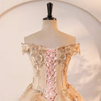 Cheap 15 Quinceanera Dresses Ball Gown Classic Lace Party Dress Prom Gown 15 Year Old Dresses For Quinceanera Customized