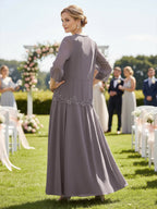 Sheath Silk Off Shoulder Ruched Maxi Mother of the Bride & Groom Dresses (SHI22500808)