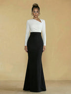 V Neck Chiffon Short Sleeves Mother of the Bride Dresses (SHIR1110366)