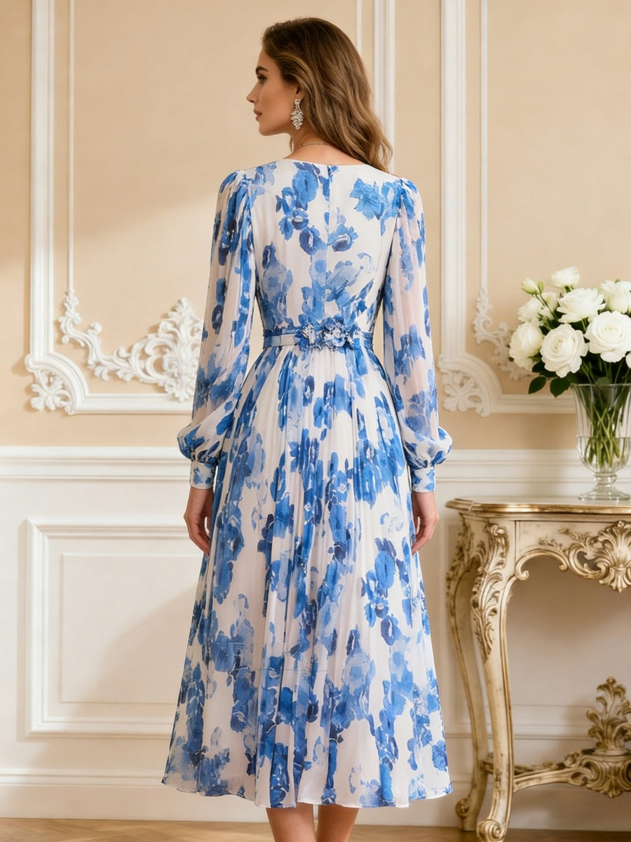 Two-Piece Mermaid Long Sleeve Floor-Length Mother of the Bride Dresses with Blazer Jacket (SHIA22500213)