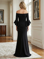 V Neck Chiffon Short Sleeves Mother of the Bride Dresses (SHIR1110366)