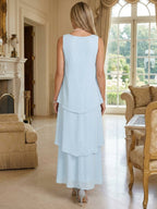 Long Sleeve Jacquard A Line Mother of the Bride Dresses Ruched (SHI22500554)