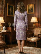 Sleeveless Lace Appliques Mother of the Bride Dresses with 3D Flower (SHI22500545)