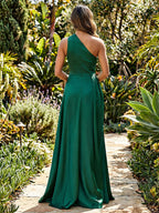Sheath Floral Print Off Shoulder Maxi Mother of the Bride & Groom Dresses with Slit & Ruched Waist (SHI22500810)