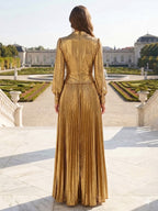Sheath/Column Scoop Neck Floor-Length Mother of the Bride Dresses with Lace Appliques (SHI22500064)