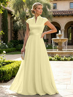 Elegant A-Line Chiffon Floor-Length Mother of the Bride & Groom Dresses with Satin Corset Bodice (SHI22500678)