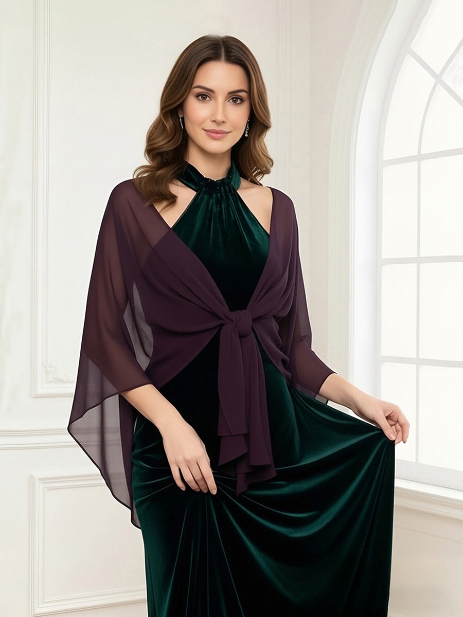 Jacquard A Line V Neck Ruffles Corset Mother of the Bride & Groom Dresses (SHI22500967)