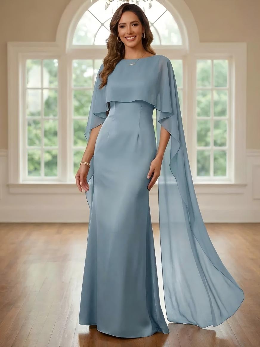 Sequin Floral Sheath Floor-Length Mother of the Bride & Groom Dresses with Satin Bodice (SHI22500925)