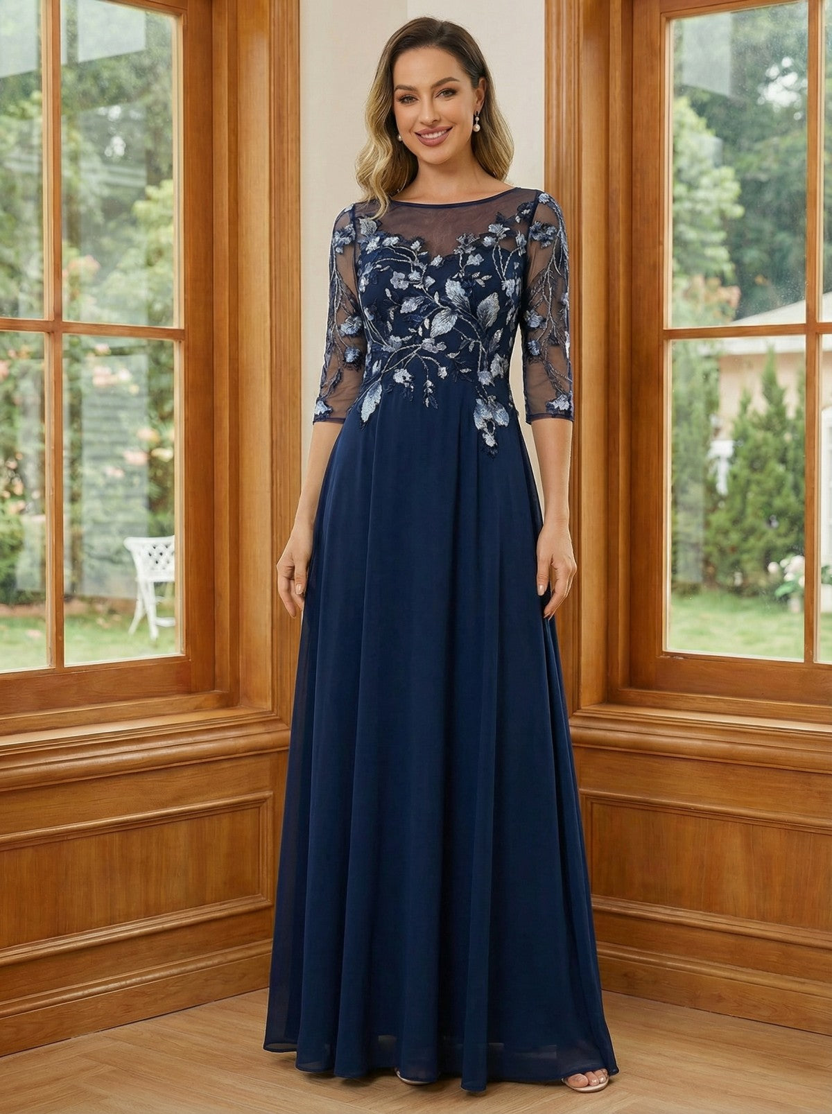 A-Line Pleated Chiffon One Shoulder Floor-Length Mother of the Bride & Groom Dresses (SHI22500625)