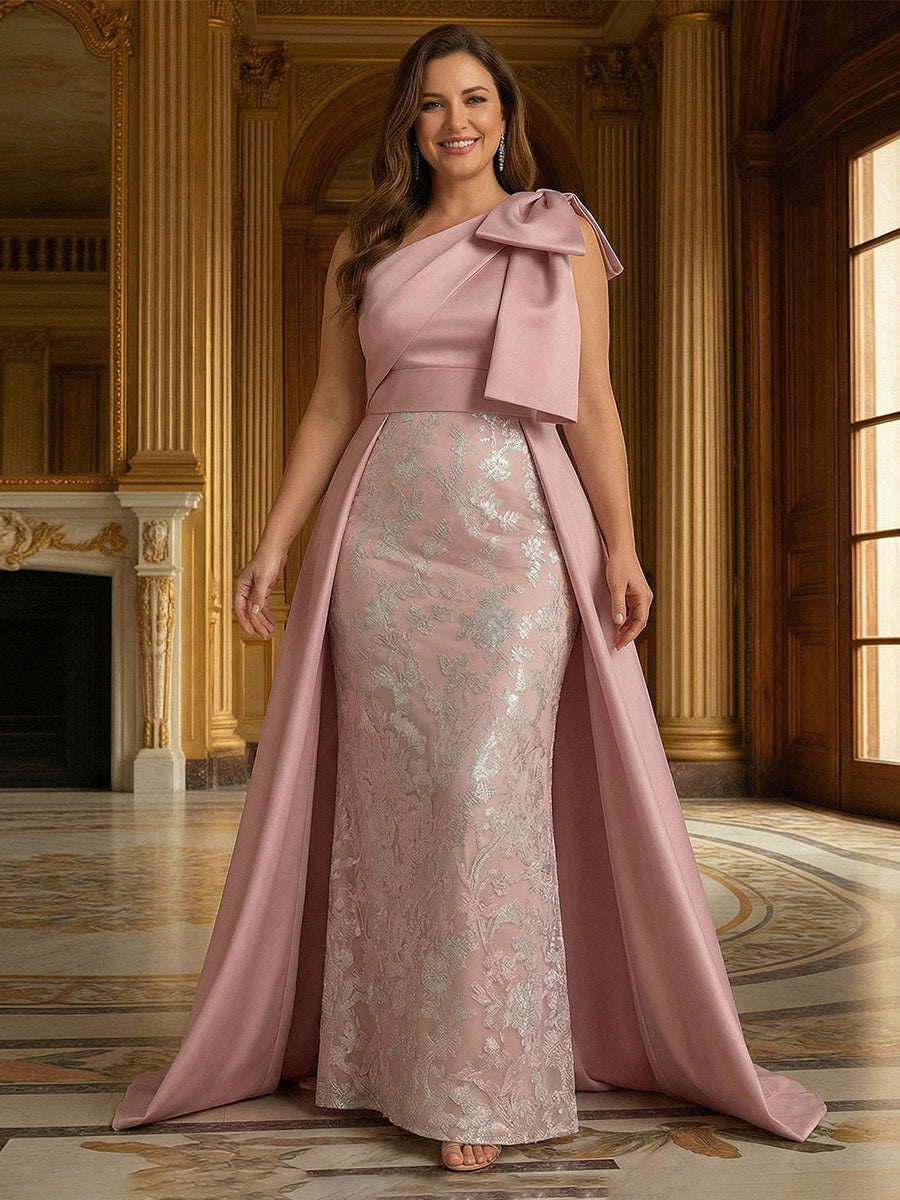 Sheath Silk Off Shoulder Ruched Maxi Mother of the Bride & Groom Dresses (SHI22500808)
