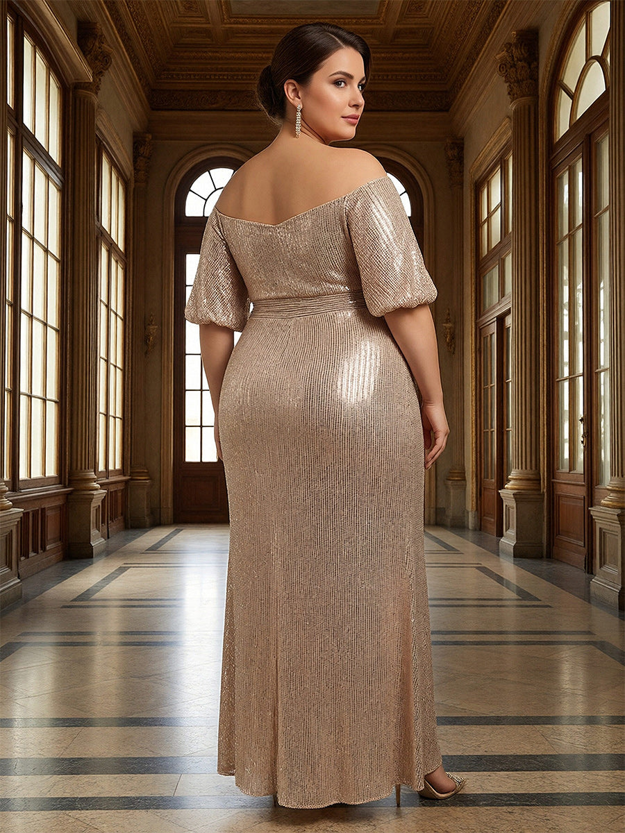 A-Line Pleated Chiffon One Shoulder Floor-Length Mother of the Bride & Groom Dresses (SHI22500625)