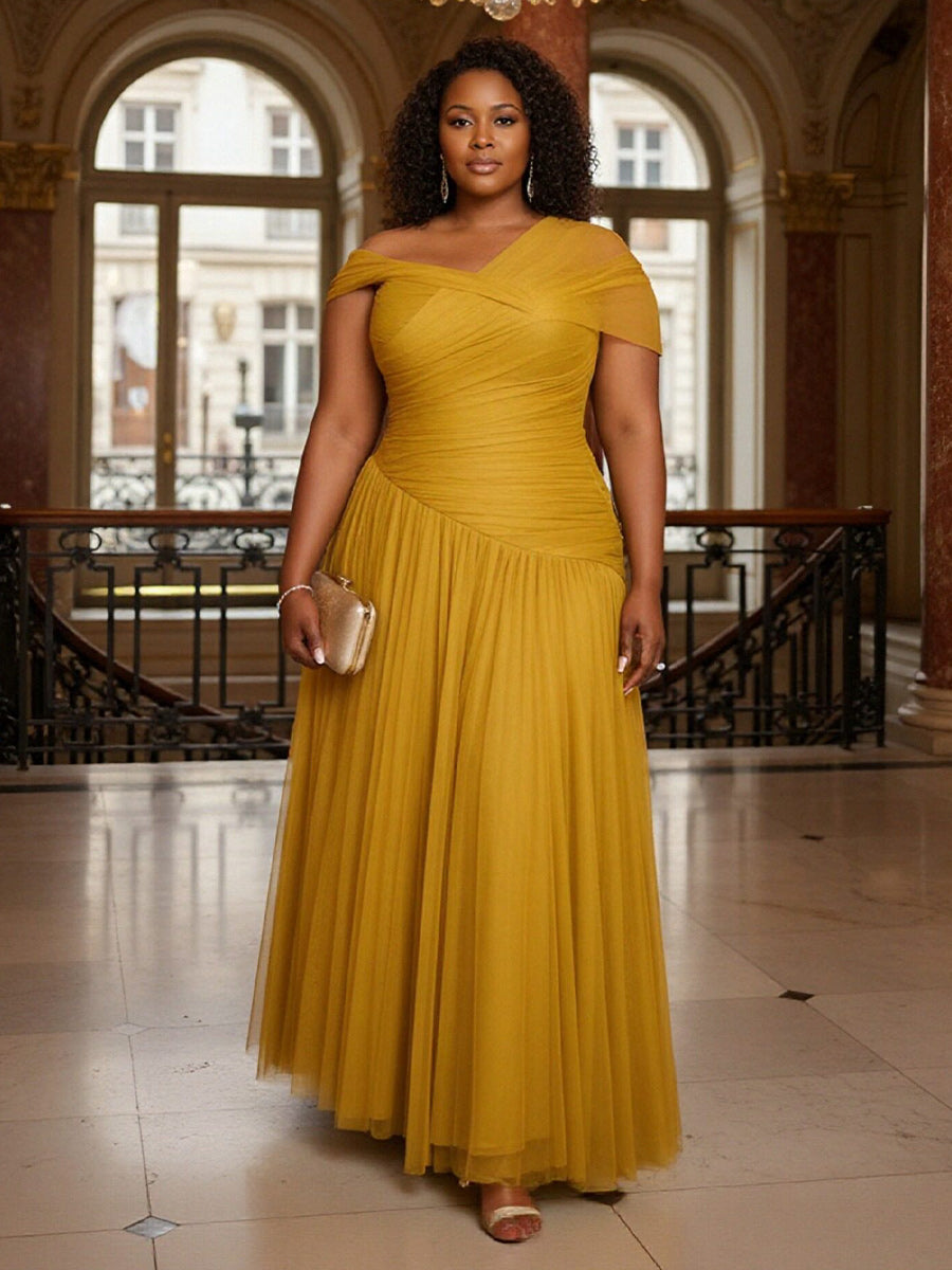 Pantsuits Separates Scoop Neck Sequins Asymmetrical Ankle-Length Mother of the Bride Dress with Slit (SHI22500132)