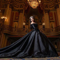 Customized Long Sleeves Black Ball Gown Quinceanera Dress 2026 Bead Two Pieces Sweet 16 Dress Birthday Party Vestidos De