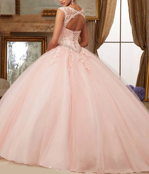 2026 Quinceanera Dresses Sweetheart Elegant Tulle Appliques Ball Gown Graduation Party Derss Vestidos De 15 Años