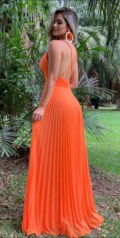 Vestido Comprido Sexy para Baile de Finalistas Vestido de Dança Escolar SYP30