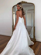 Sparkly Beaded Strapless Sweetheart Long Corset Prom Dress with Bow