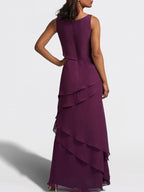 Floor Length Mother Of The Bride Dress With Matching Jacket Sheath