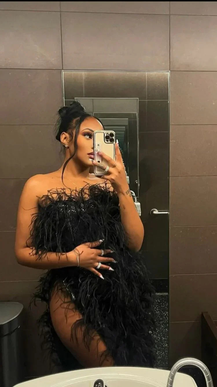 Robe de soirée noire séduisante, Robe de bal noire unique Y2217