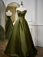 Vestido de Noite Sunnderly em Linha A com Costas Descobertas, Formal, para Convidada de Casamento, Comprimento até ao Chão, Sem Mangas, Sem Alças, Cetim com Pregas e Alças Finas
