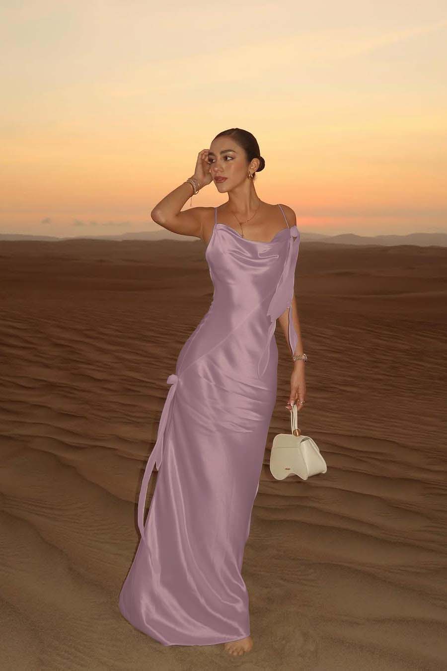 Spaghetti Strap Backless Mermaid Prom Dress With Pleated Hem