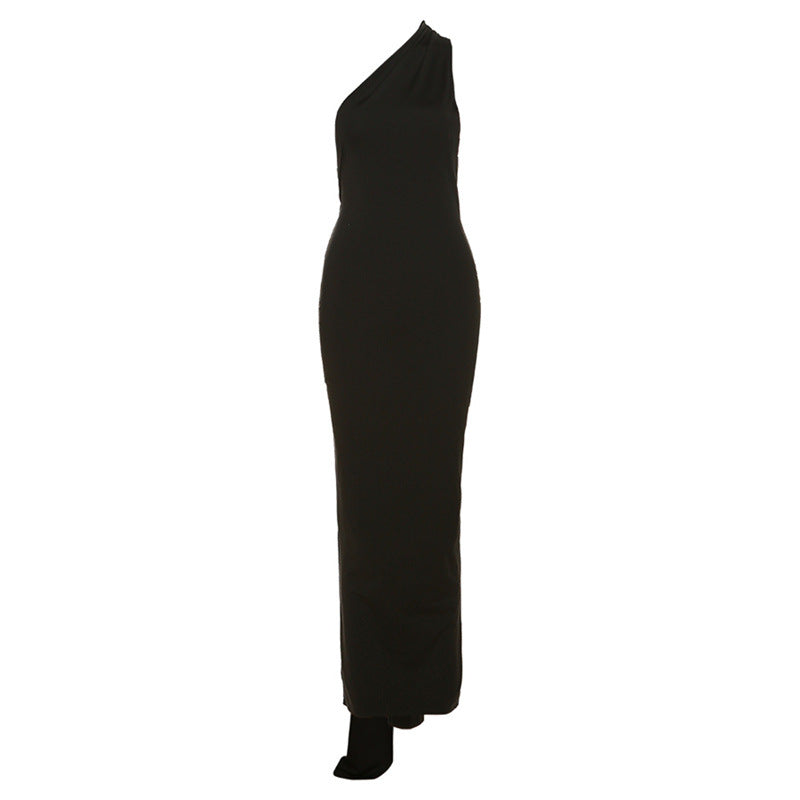 Abiti da Donna Estate Abbigliamento Femminile Sexy Senza Schienale con Bretelle a Triangolo Tubino Aderente Vestito da Sera per Donna