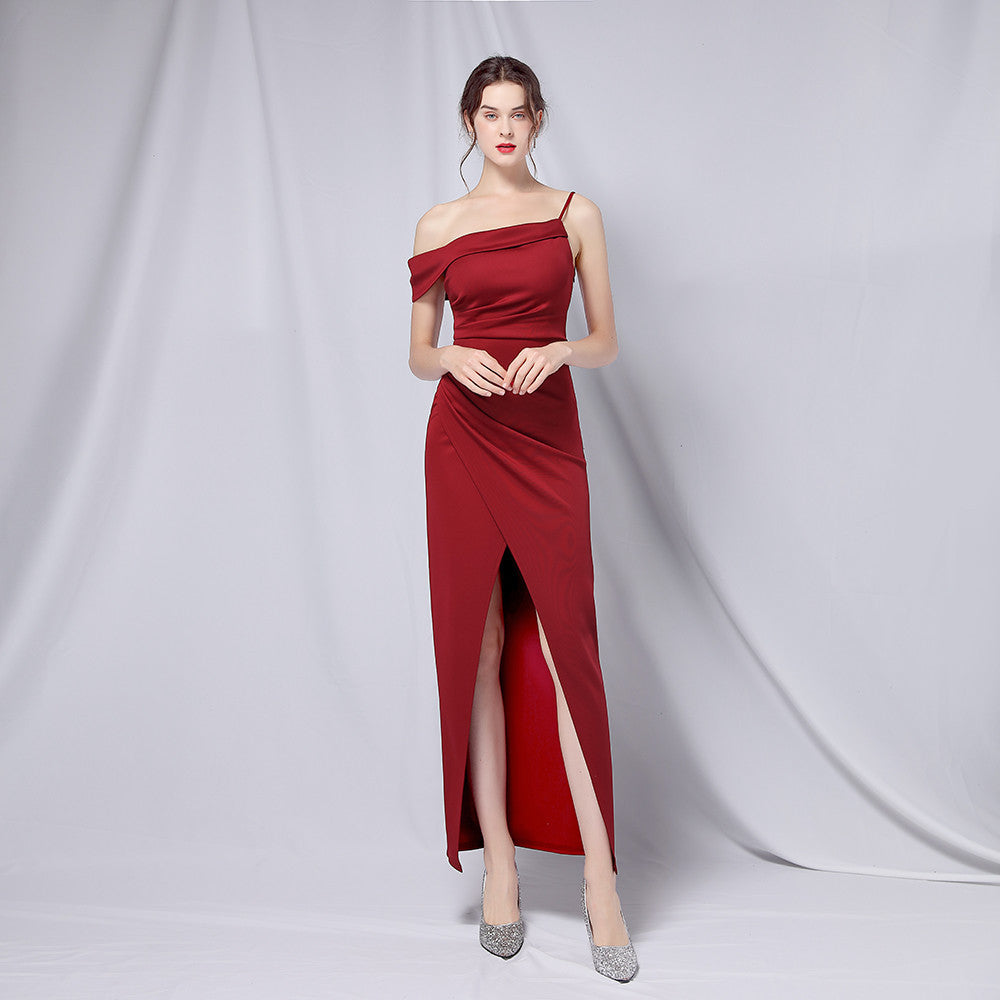 Abito da Sposa Primaverile Spalla Scoperta per Toast Abito da Sposa Snellente Corto da Cocktail Sera