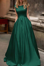Cap Sleeve Wedding Dress With Pockets For Modern Bride