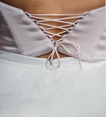 Boho Wedding Dress Low Open Back Bridal Gown Separates Wedding Dress