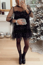 Robe bébé-fée en tulle scintillante "Petite étoile"
