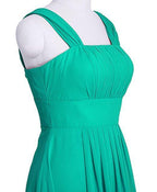 Chiffon Butterfly Sleeves Bridesmaid Dresses Formal Evening Dress BD025
