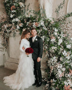 Classy Wedding Dress Sleeveless plit
