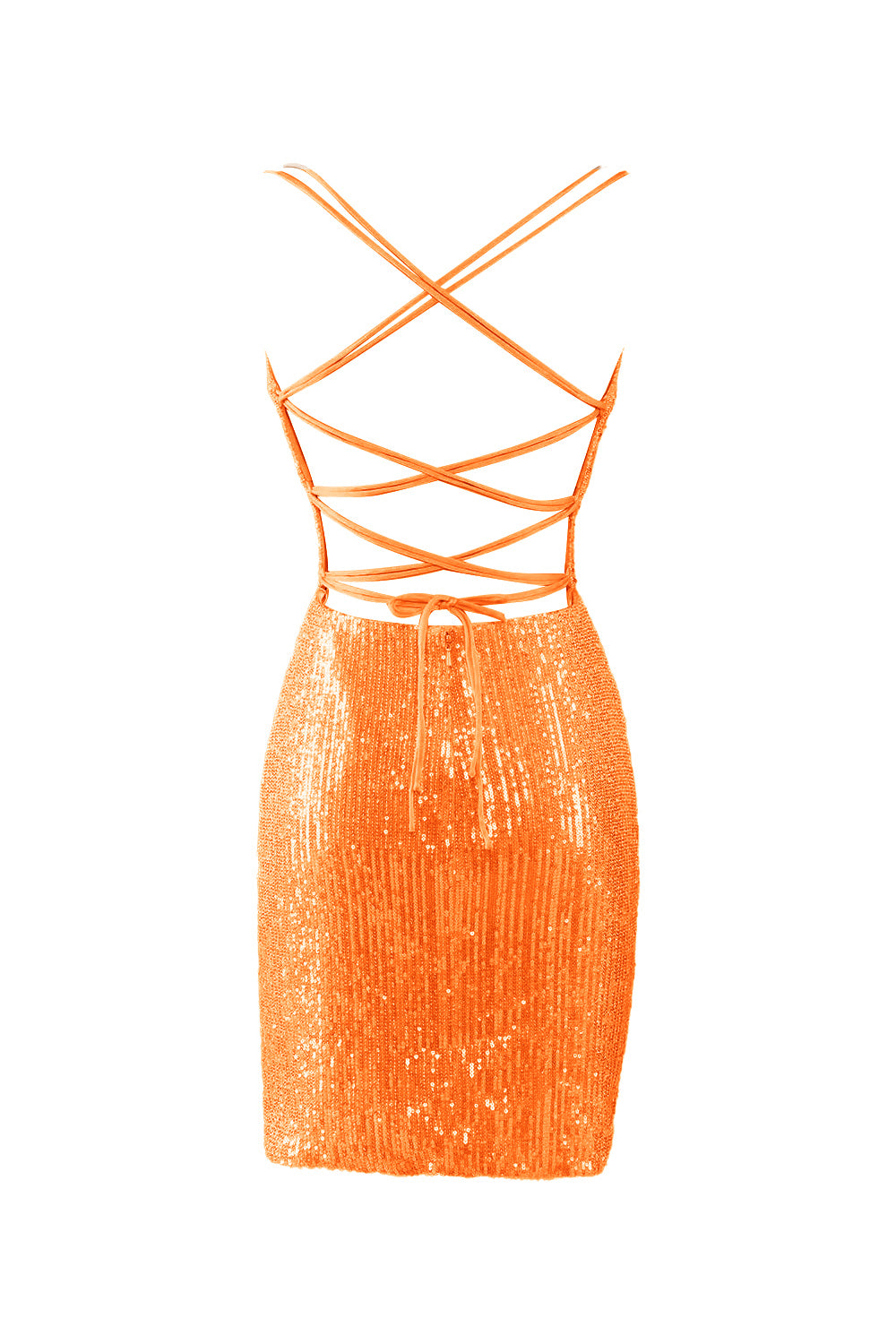 Vestido de Regresso a Casa com Decote em V e Lantejoulas Azuis